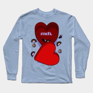 meh - empty valentine chocolate box Long Sleeve T-Shirt